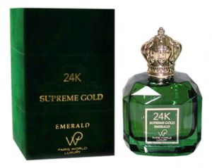 Paris World Luxury 24K Supreme Gold Emerald