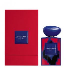 Giorgio Armani Prive Ikat Bleu