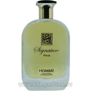 Signature Signature Prive Homme